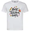 Мужская футболка Best teacher ever зірки Белый Мужская футболка Best teacher ever зірки Белый фото