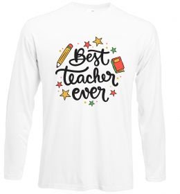 Лонгслив Best teacher ever зірки