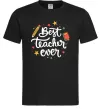 Мужская футболка Best teacher ever зірки Черный Мужская футболка Best teacher ever зірки Черный фото
