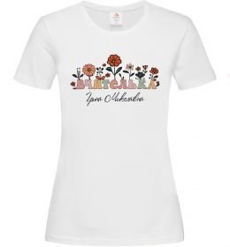 Женская футболка Вчителька ім'я