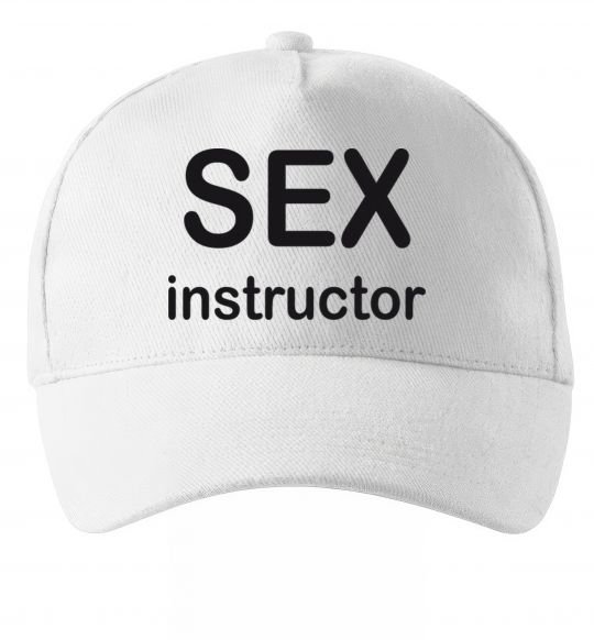 Кепка SEX INSTRUCTOR 1 Білий фото