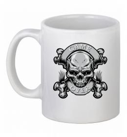 Чашка керамическая Череп Game over Чашка керамическая Череп Game over