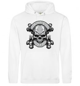 Чоловіча толстовка (худі) Череп Game over Чоловіча толстовка (худі) Череп Game over