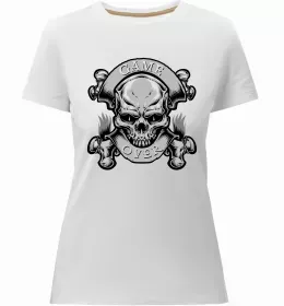 Жіноча преміум футболка Ride safe Білий фото