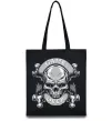 Еко-сумка Череп Game over Чорний Еко-сумка Череп Game over Чорний фото