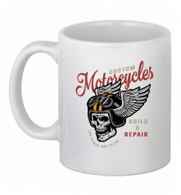 Чашка керамічна Череп в шоломі