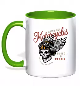 Чашка с цветной ручкой