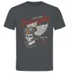 Мужская футболка Череп в шоломі Графит фото