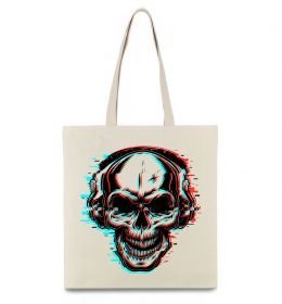 Эко-сумка Череп в навушниках