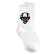 Шкарпетки Череп в навушниках Білий фото