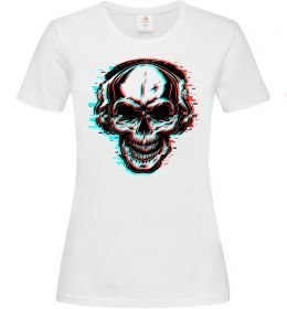 Жіноча футболка Череп в навушниках