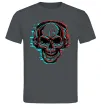 Мужская футболка Череп в навушниках Графит Мужская футболка Череп в навушниках Графит фото