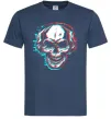 Мужская футболка Череп в навушниках Темно-синий Мужская футболка Череп в навушниках Темно-синий фото