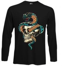 Лонгслив Череп зі змією