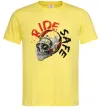 Чоловіча футболка Ride safe Лимонний Чоловіча футболка Ride safe Лимонний фото