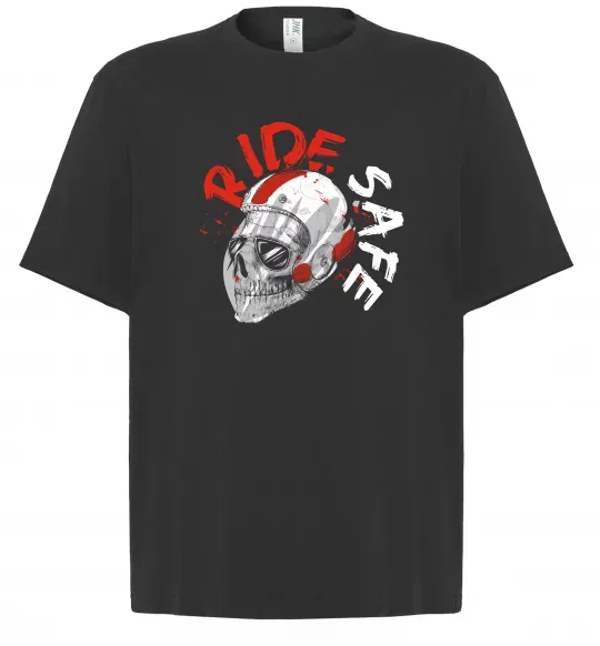 Футболка Оверсайз Ride safe Черный фото