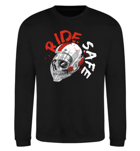Світшот Ride safe Чорний фото