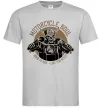 Мужская футболка Motorcycle soul Серый фото
