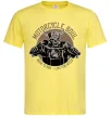 Мужская футболка Motorcycle soul Лимонный фото