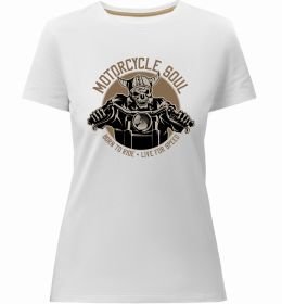 Жіноча преміум футболка Motorcycle soul