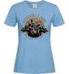 Жіноча футболка Motorcycle soul Блакитний фото