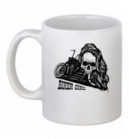 Чашка керамическая Biker girl Чашка керамическая Biker girl