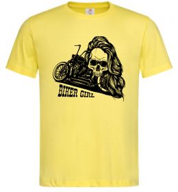 Мужская футболка Biker girl