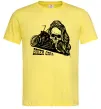 Мужская футболка Biker girl Лимонный фото