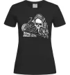 Жіноча футболка Biker girl Чорний фото