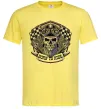 Мужская футболка Born to ride Лимонный фото