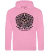 Мужская толстовка (худи) Born to ride Розовый фото