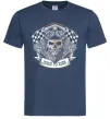 Мужская футболка Born to ride Темно-синий фото