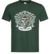 Мужская футболка Born to ride Темно-зеленый фото