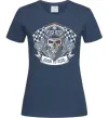 Женская футболка Born to ride Темно-синий Женская футболка Born to ride Темно-синий фото