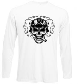 Лонгслив Череп з сигарою