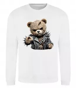 Свитшот Relaxed bear Черный фото Свитшот Relaxed bear Черный фото