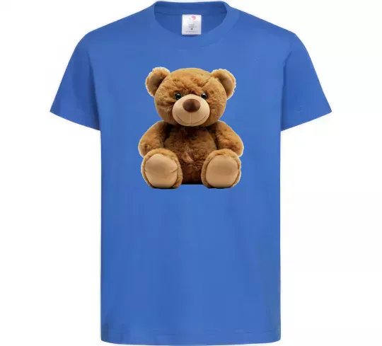 Детская футболка Ведмедик Ярко-синий фото