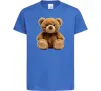 Детская футболка Ведмедик Ярко-синий Детская футболка Ведмедик Ярко-синий фото