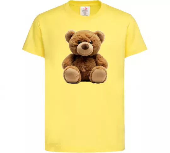 Детская футболка Ведмедик Лимонный фото