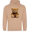 Женская толстовка (худи) Ведмедик Песочный Женская толстовка (худи) Ведмедик Песочный фото