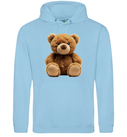 Женская толстовка (худи) Ведмедик Голубой фото