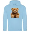 Женская толстовка (худи) Ведмедик Голубой фото