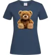 Женская футболка Ведмедик Темно-синий Женская футболка Ведмедик Темно-синий фото