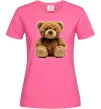 Женская футболка Ведмедик Ярко-розовый Женская футболка Ведмедик Ярко-розовый фото