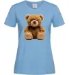 Женская футболка Ведмедик Голубой Женская футболка Ведмедик Голубой фото