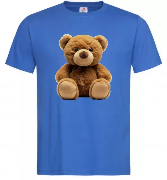 Мужская футболка Ведмедик Ярко-синий фото