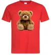 Мужская футболка Ведмедик Красный Мужская футболка Ведмедик Красный фото