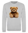 Свитшот Ведмедик Серый меланж фото