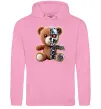 Чоловіча толстовка (худі) Ведмедик робот Рожевий Чоловіча толстовка (худі) Ведмедик робот Рожевий фото