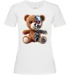 Женская футболка Ведмедик робот Белый Женская футболка Ведмедик робот Белый фото
